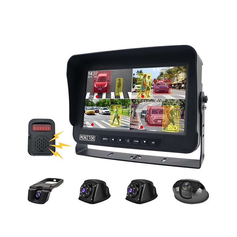 10 tum 4 -kanalmonitor AI Blind Spot Detection System