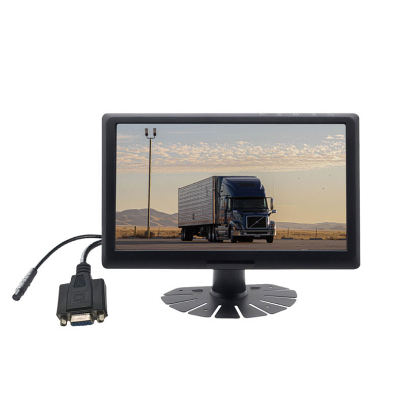 9-tums IPS-skärm Car Monitor Support CVBS,HD,VGA