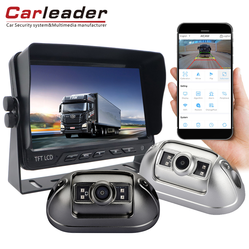 Carleader 1080P AI Blind Spot Detecion fordonskamerasystem | Eskortförarens körsäkerhet