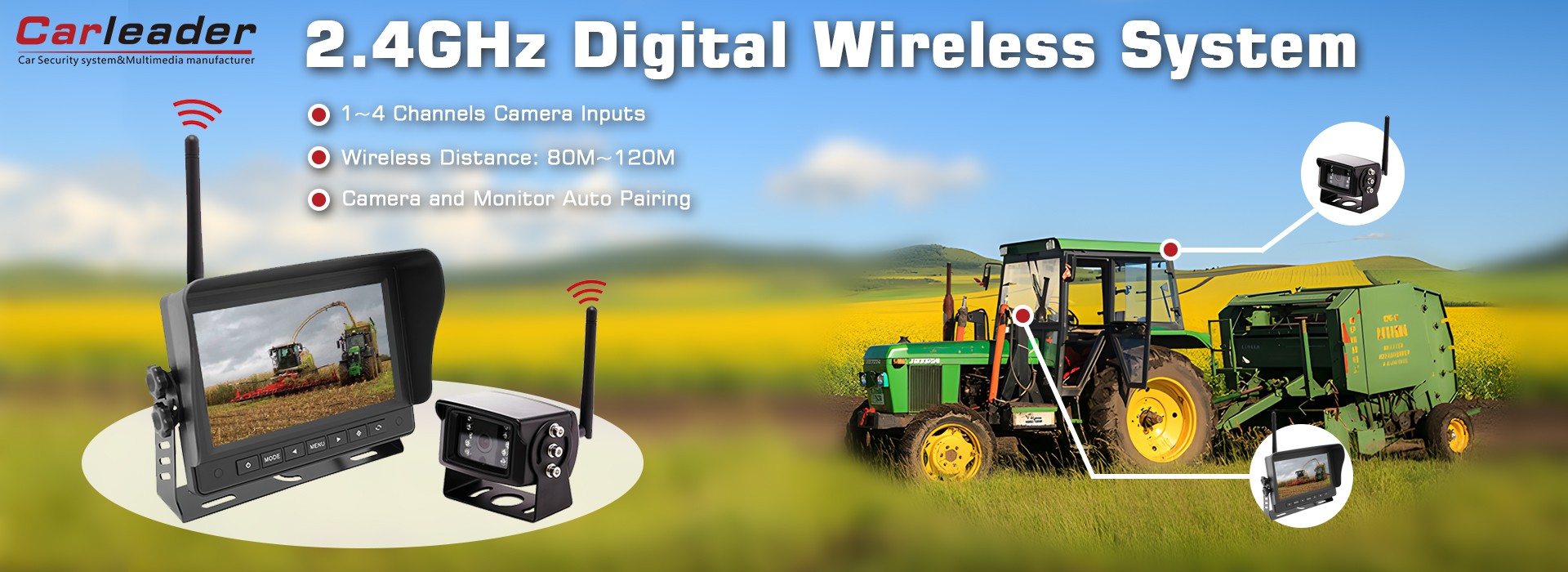 2.4 GHz digitalt trådlöst system