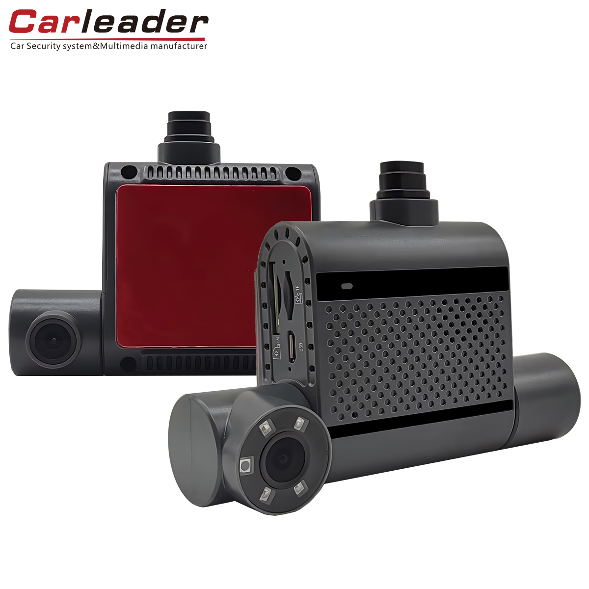 Kör smartare, håll skyddad-Carleader Dual-Channel DVR-inspelning HD 1080p Dash Camera