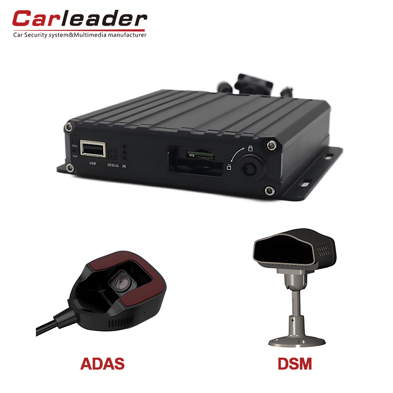 Carleader 4ch AI Intelligent Mobile DVR med DSM och ADAS Camera - Smart Life, Smart Drive