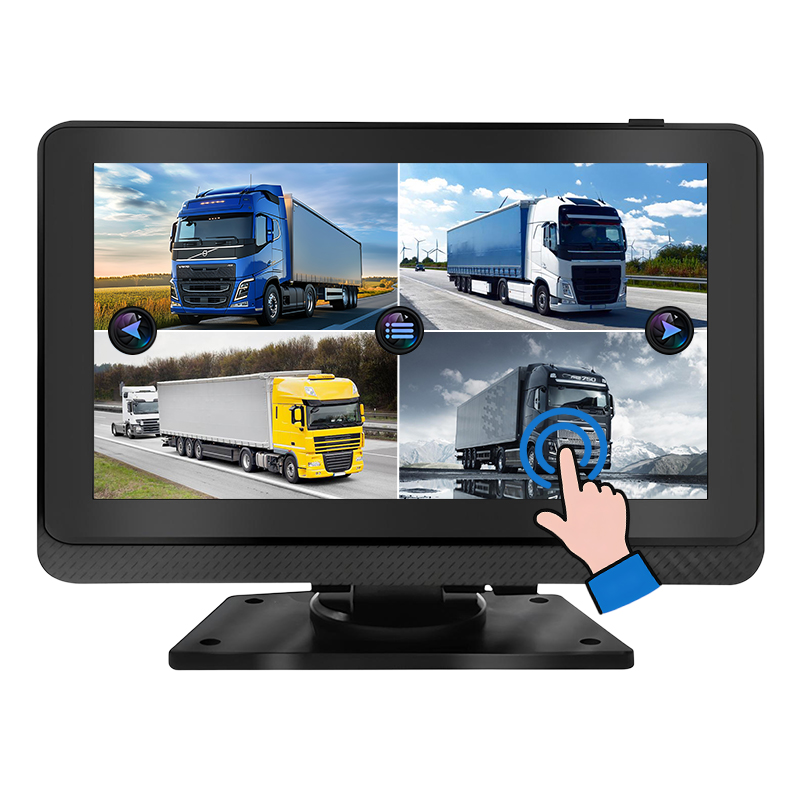 Carleader 7-tums pekskärm DVR-inspelningsmonitor för avancerad övervakning av kommersiella fordon Carleader 7-tums pekskärm DVR-inspelningsmonitor för avancerad övervakning av kommersiella fordon