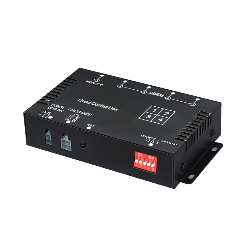 4CH AHD 720P/CVBS fordonsvideodelare för lastbilskamerasystem