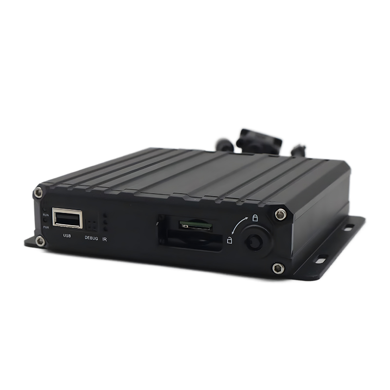 4CH AHD SD AI mobil DVR med 4G GPS WiFi, ADAS DSM BSD för kommersiella fordon