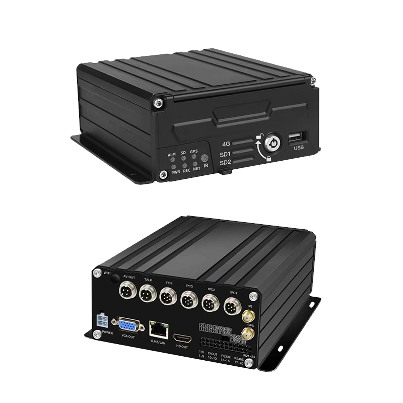 4CH IPC HDD Mobil NVR för fordonssäkerhet