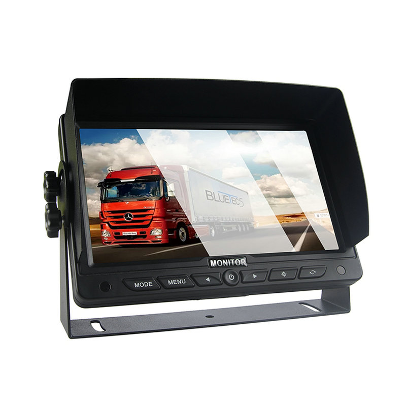 7-tums omvänd skärm Bil Säkerhet Tung lastbil Dash Mount Display