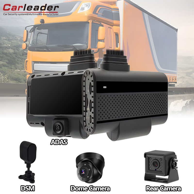 ADAS+DSM AI DVR Dash Camera System för lastbil