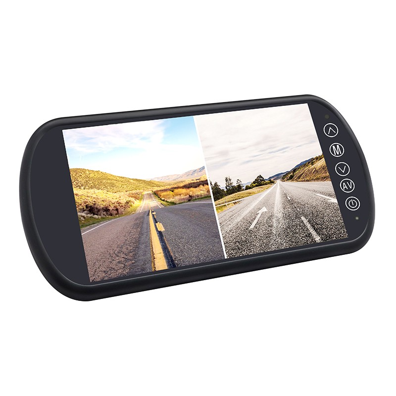 Carleader 7 tum Dual Split AHD Vehicle Mirror Monitor